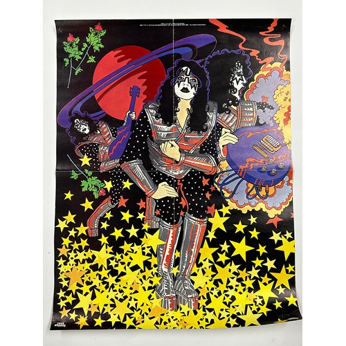 450 - Kiss - set of four original 1978 Aucoin Management Kiss Mural posters, 22