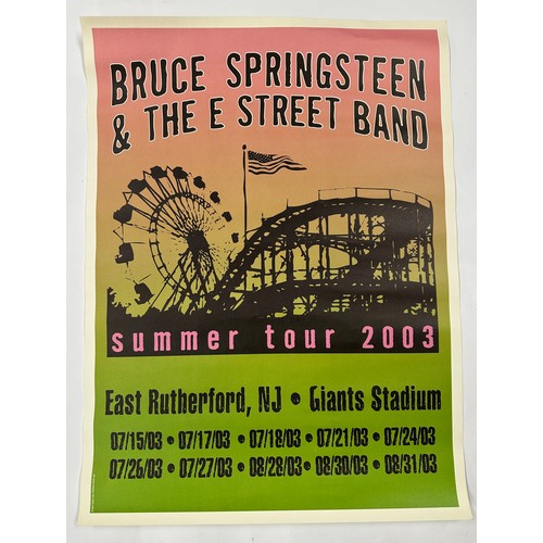 452 - Bruce Springsteen and the E Street Band - 2003 summer tour poster, Giants Stadium, East Rutherford, ... 