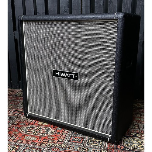 865 - Hiwatt Custom 4x12 300 watt guitar amplifier speaker cabinet, with original Fane speakers*Please not... 