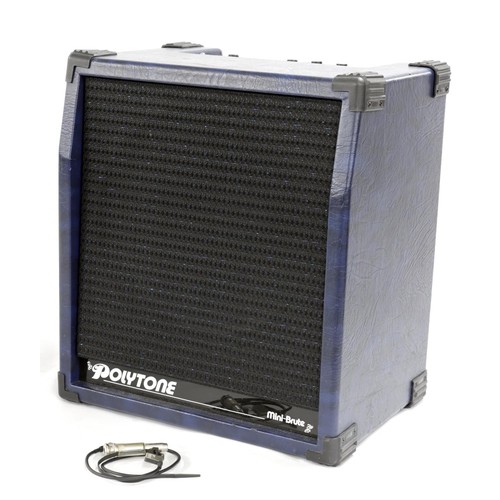 895 - Polytone Mini Brute I guitar amplifier; together with a Shadow bridge mount double bass pickup*Pleas... 