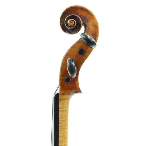 109 - Violin attributed to Richard Duke II circa 1800, stamped Duke, London below the button, the two piec... 