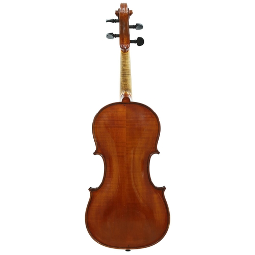 121 - Italian violin by and labelled Romedio Muncher, di Cremona fece anno 1929, and signed on the label, ... 