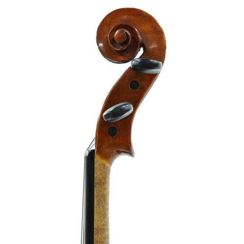 121 - Italian violin by and labelled Romedio Muncher, di Cremona fece anno 1929, and signed on the label, ... 