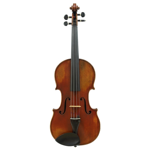 65 - French violin by and labelled N.F. Vuillaume, Luthier du Conservatoire Royal de Musique, Bruxelles, ... 