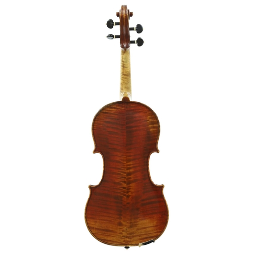 65 - French violin by and labelled N.F. Vuillaume, Luthier du Conservatoire Royal de Musique, Bruxelles, ... 