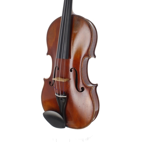 65 - French violin by and labelled N.F. Vuillaume, Luthier du Conservatoire Royal de Musique, Bruxelles, ... 