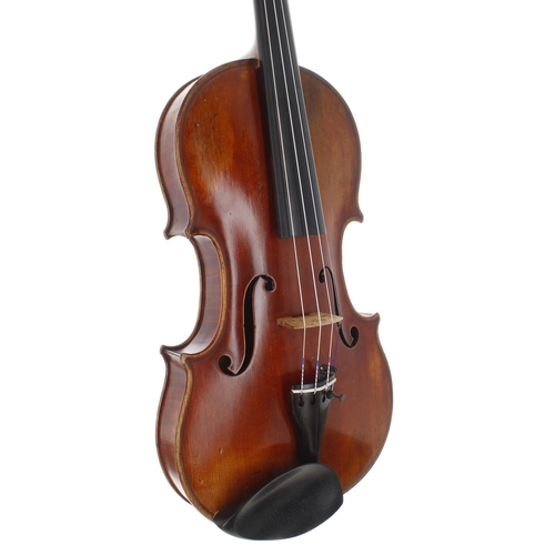 65 - French violin by and labelled N.F. Vuillaume, Luthier du Conservatoire Royal de Musique, Bruxelles, ... 