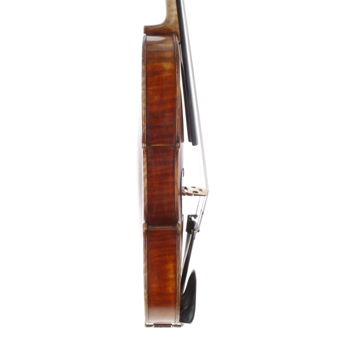 65 - French violin by and labelled N.F. Vuillaume, Luthier du Conservatoire Royal de Musique, Bruxelles, ... 