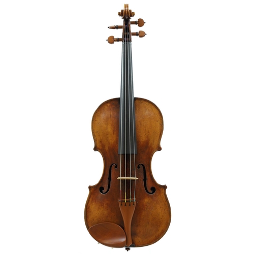 68 - English viola probably by Simon Andrew Forster and labelled David Tecchler Fecit Rome Anno..., the o... 