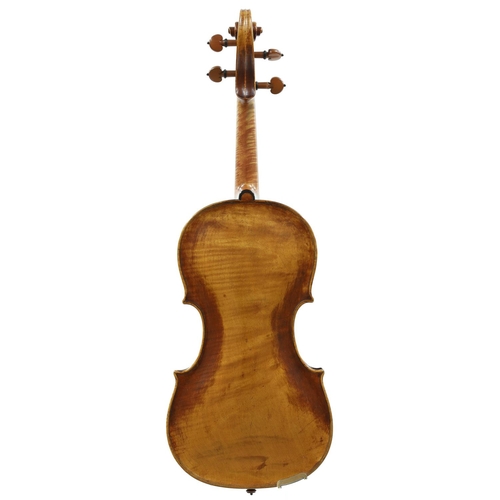 68 - English viola probably by Simon Andrew Forster and labelled David Tecchler Fecit Rome Anno..., the o... 