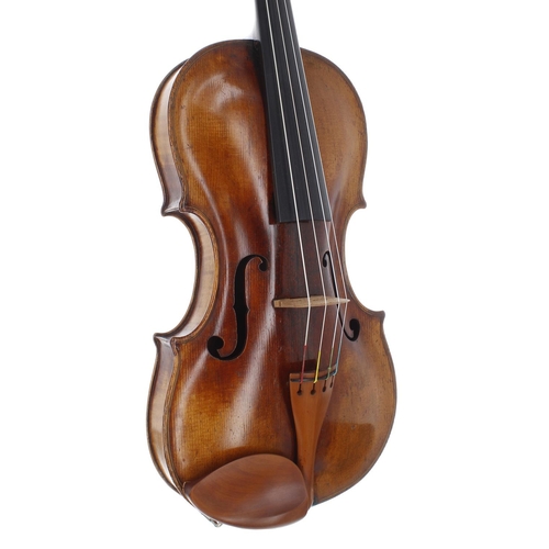 68 - English viola probably by Simon Andrew Forster and labelled David Tecchler Fecit Rome Anno..., the o... 