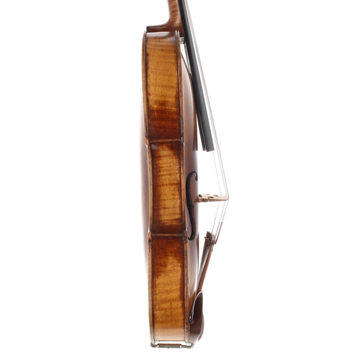68 - English viola probably by Simon Andrew Forster and labelled David Tecchler Fecit Rome Anno..., the o... 