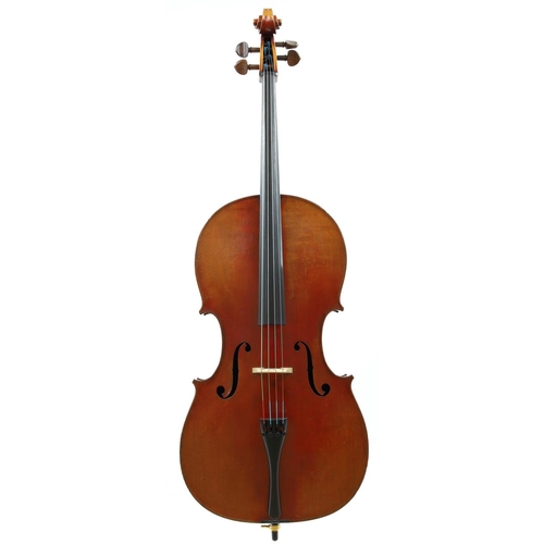 71 - German violoncello circa 1930 by and labelled Copy of Nicolas Amati Made by Ernst Heinrich Roth, the... 