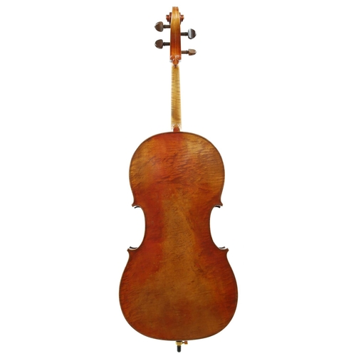 71 - German violoncello circa 1930 by and labelled Copy of Nicolas Amati Made by Ernst Heinrich Roth, the... 