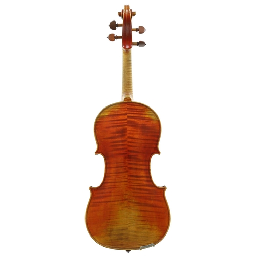 139 - Viola labelled N. Audinot, Luthier, Eleve de Vuillaume, Paris, Faubourg St. Denis, 18*9 and attribut... 