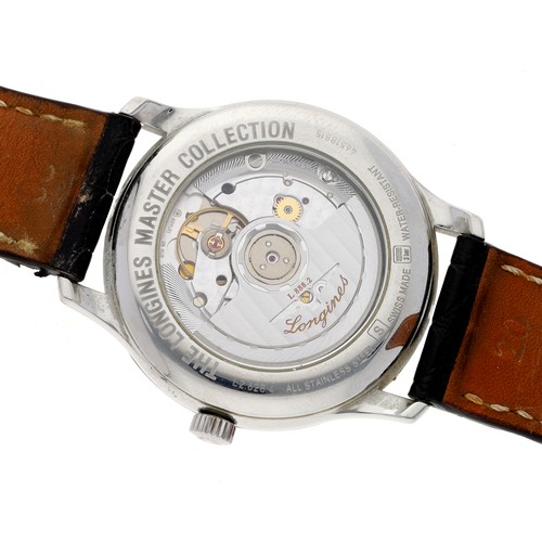 40 - Longines Master Collection automatic stainless steel gentleman's wristwatch, ref. L2.628.4, serial n... 