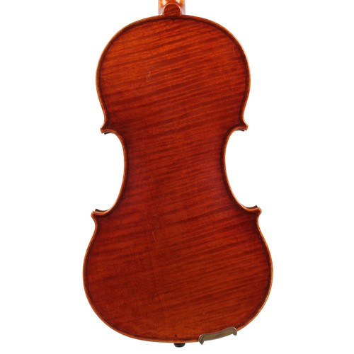 126 - Modern English violin by and labelled Glen A. Collins, Luthier, Newark 1977, bearing the name 'Jubil... 
