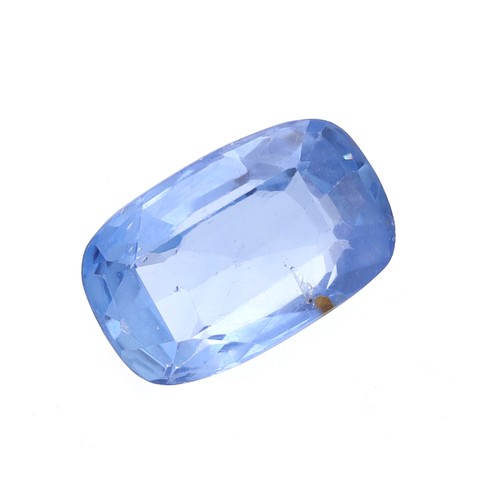 333 - Single loose light blue sapphire, 11mm x 8mm, 0.8gm, 3.63ct approx