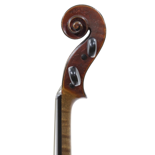 130 - French violin by and labelled Joseph Hel, Luthier á Lille 1897; also inscribed Exposition Universell... 