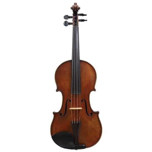 131 - Violin by and labelled Paul Bailly, Violin Maker, Pupil of Jean Baptiste Vuillaume, 86, Wardour Stre... 