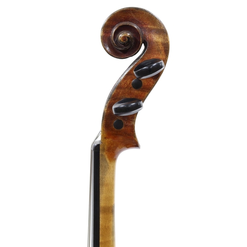 131 - Violin by and labelled Paul Bailly, Violin Maker, Pupil of Jean Baptiste Vuillaume, 86, Wardour Stre... 