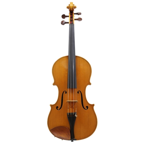 137 - Modern Portuguese viola by and labelled Antonio Capela Antense, Espinho Portugal, Faciebat Anno 1980... 