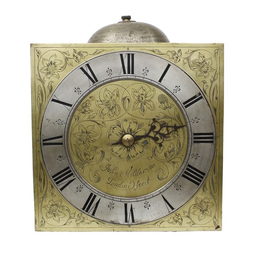 1801 - Dr John Plowman - Oak thirty hour longcase clock with birdcage movement, the 10