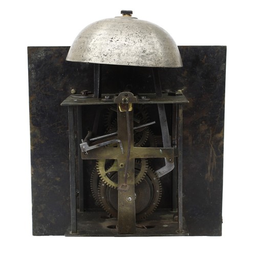 1801 - Dr John Plowman - Oak thirty hour longcase clock with birdcage movement, the 10