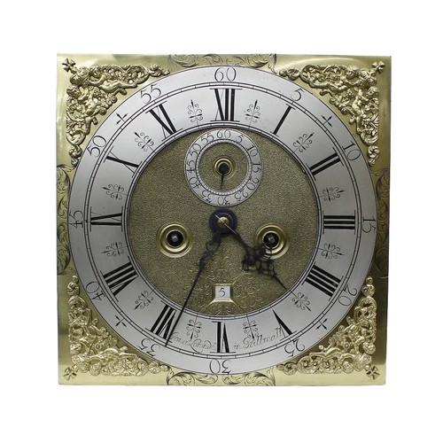 1803 - Dr John Plowman - Oak eight day longcase clock with five pillar movement, the 12