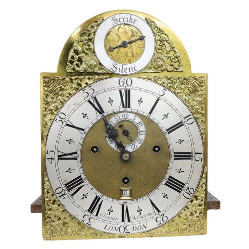 1806 - Dr John Plowman - Good oak three train longcase clock, the 12