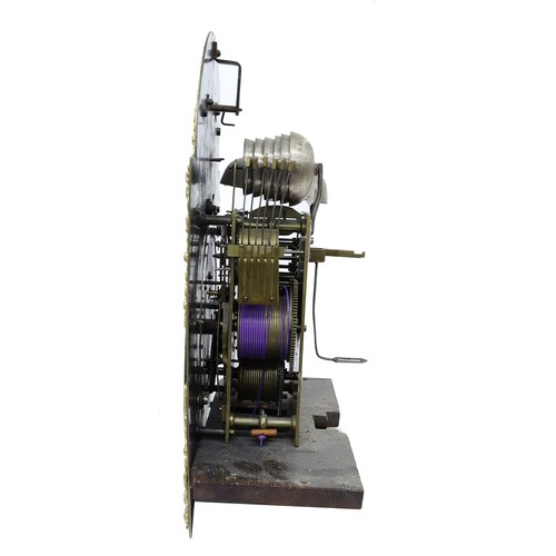 1806 - Dr John Plowman - Good oak three train longcase clock, the 12