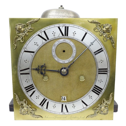 1808 - Dr John Plowman - Good olivewood and marquetry eight day longcase clock with five pillar movement, t... 