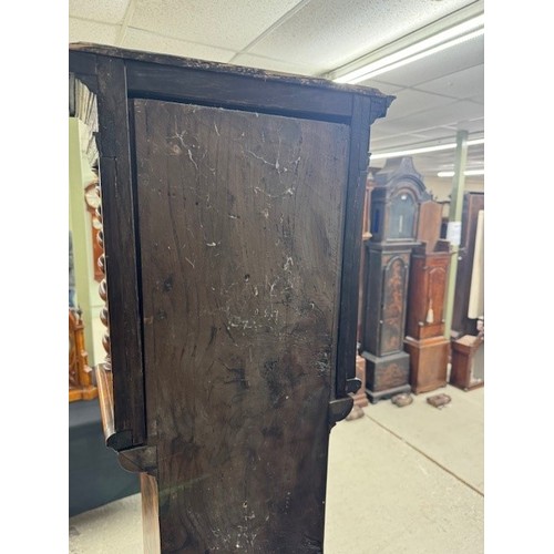 1808 - Dr John Plowman - Good olivewood and marquetry eight day longcase clock with five pillar movement, t... 