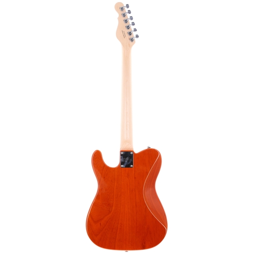 121 - 2019 G&L Asat Special electric guitar, made in USA; Body: clear orange finish; Neck: Hard Rock m... 
