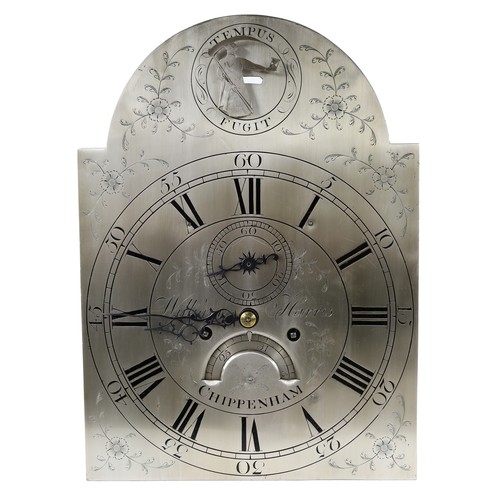 1813 - Oak and mahogany automata eight day longcase clock with five pillar movement, the 12