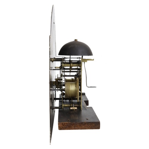 1813 - Oak and mahogany automata eight day longcase clock with five pillar movement, the 12