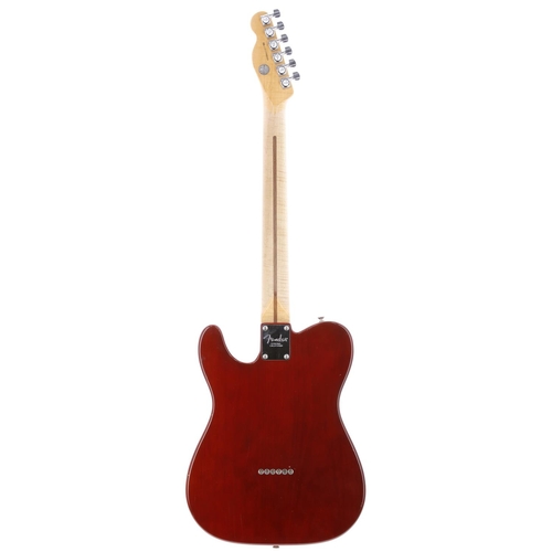 183 - 2012 Fender American Select Carved Koa Top Telecaster electric guitar, made in USA; Body: Sienna edg... 