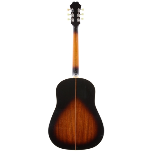 293 - 2010 Epiphone John Lennon EJ-160E limited edition electro-acoustic guitar; Back and sides: sunburst ... 