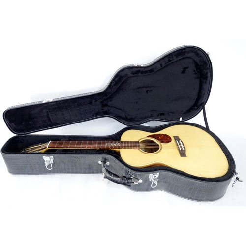 174 - Reiner Guitars by Albert Deakin RBS00 acoustic guitar; Back and sides: natrualt finished, possibly b... 