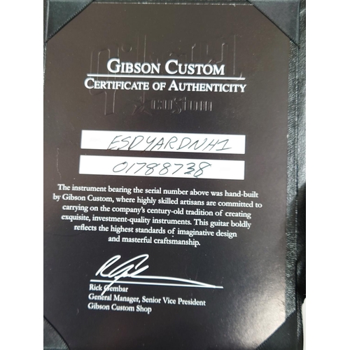 177 - 2008 Gibson Custom Shop Memphis ES-335 semi-hollow body electric guitar, made in USA; Body: cherry f... 