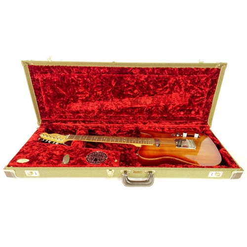 183 - 2012 Fender American Select Carved Koa Top Telecaster electric guitar, made in USA; Body: Sienna edg... 