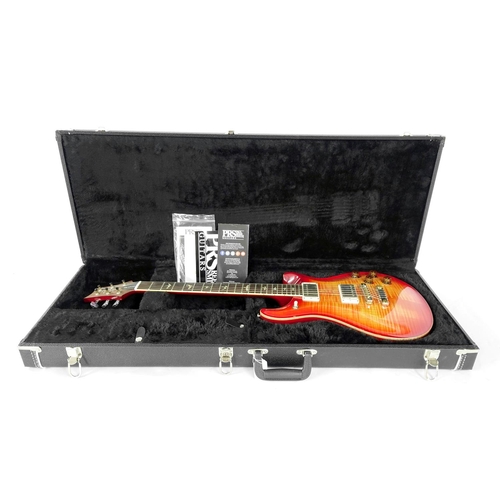 185 - 2016 Paul Reed Smith (PRS) McCarty 594 electric guitar, made in USA; Body: blood orange finished fig... 
