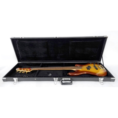 188 - Fender Precision Bass Lyte PJR-65 bass guitar, made in Japan (1989-1990); Body: violin burst finish,... 