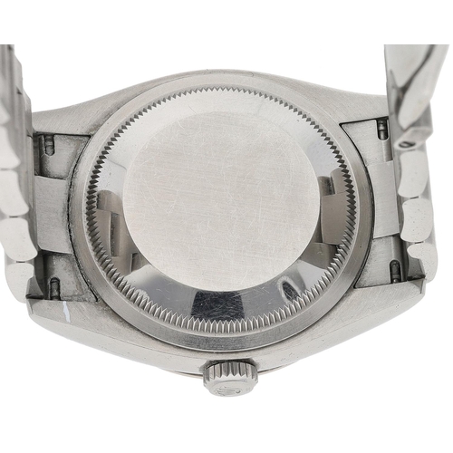 11 - (347) (9898-1-A) Rolex Oyster Perpetual Datejust stainless steel gentleman's wristwatch, reference n... 