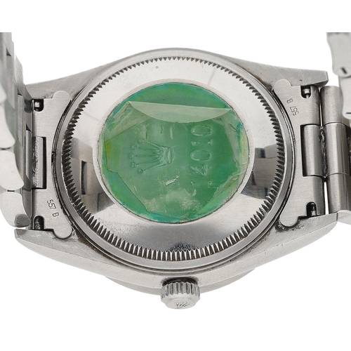 28 - (448) (144015-1-A) Rolex Oyster Perpetual Air King Precision stainless steel gentleman's wristwatch,... 