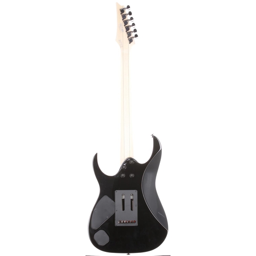 213 - 2009 Ibanez Prestige RG1570 electric guitar, made in Japan; Body: black suede finish; Neck: maple; F... 