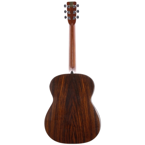 222 - 1976 Fylde Oberon acoustic guitar, made in Kirkham, England, Back and sides: rosewood, back refinish... 