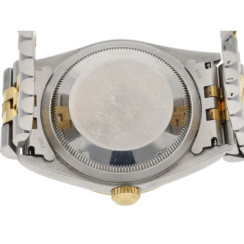 13 - (350) (9918-1-A) Rolex Oyster Perpetual Datejust gold and  stainless steel gentleman's wristwatch, r... 
