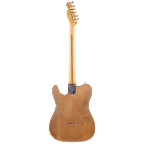 236 - 1977 Fender Telecaster electric guitar, made in USA; Body: stripped and oiled, knocks and dings thro... 