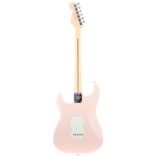 248 - 2013 Fender FSR American Standard Stratocaster electric guitar, made in USA; Body: shell pink finish... 